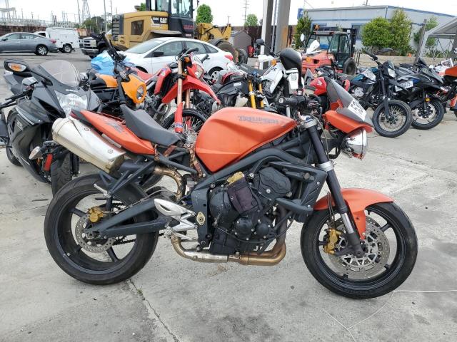  Salvage Triumph Motorcycle Street