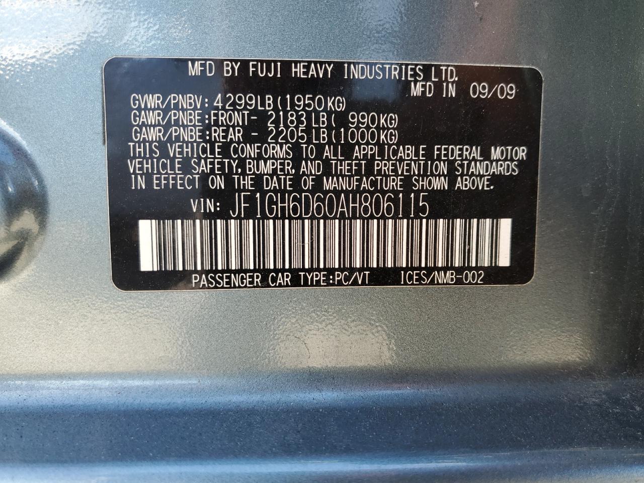 Subaru Impreza Outback Sport Image 10