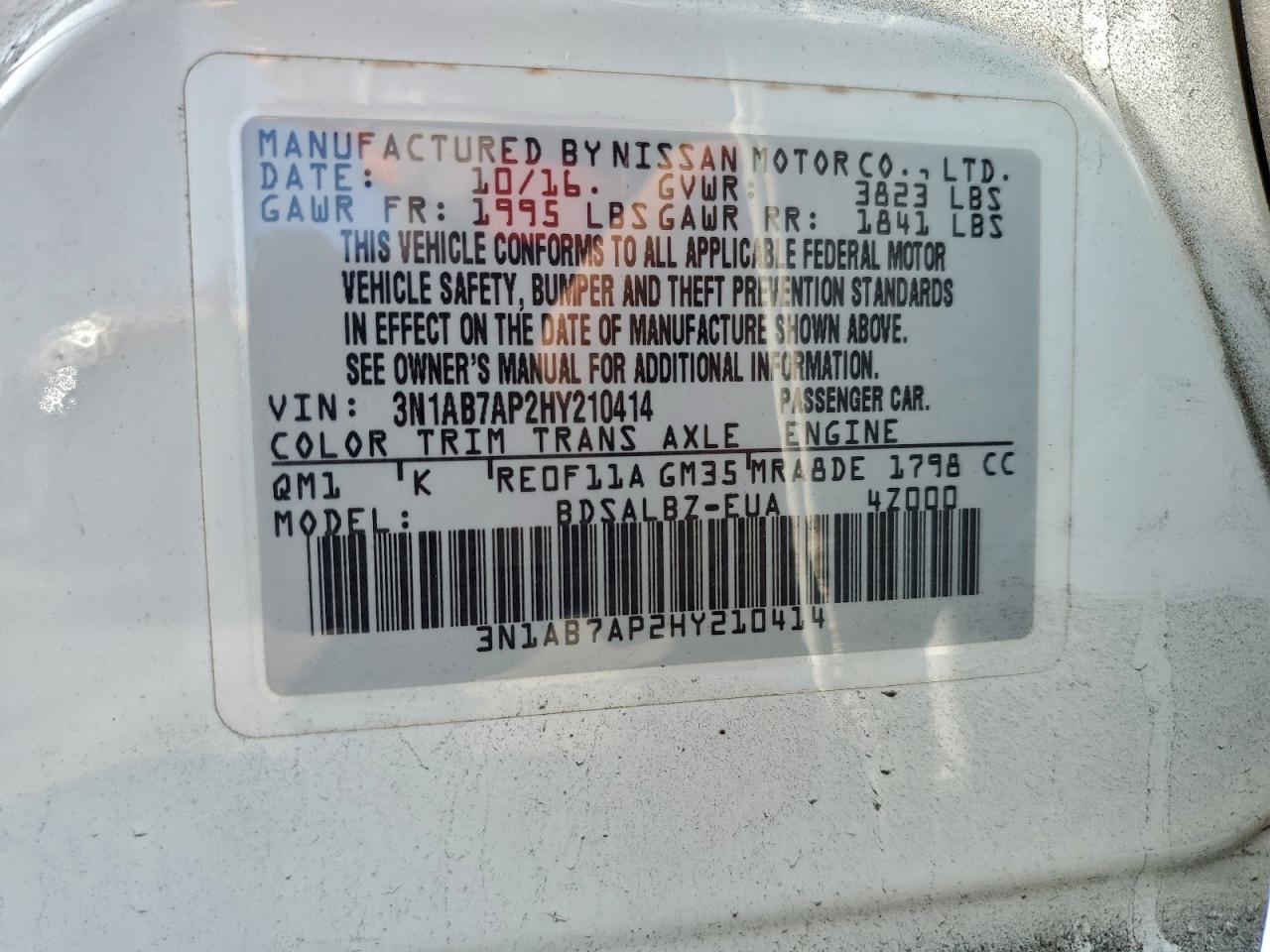 Nissan Sentra S Image 9