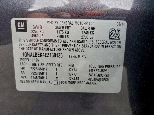 Chevrolet Equinox Lt Image 14