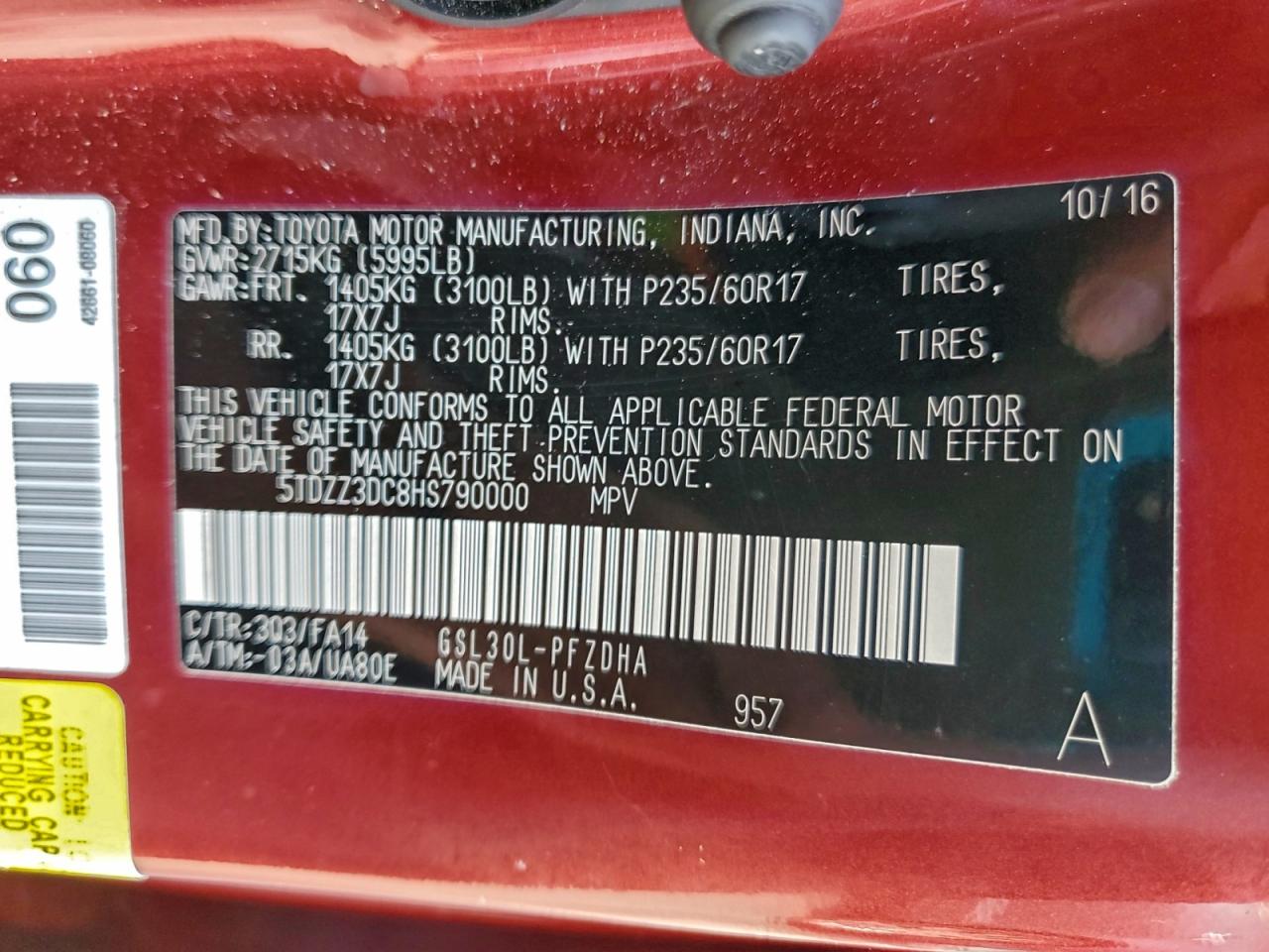 Toyota Sienna Image 8