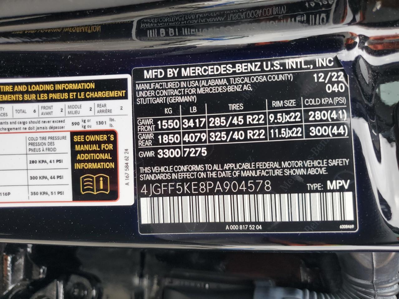 Mercedes-Benz Gls-class 450 4matic Image 14