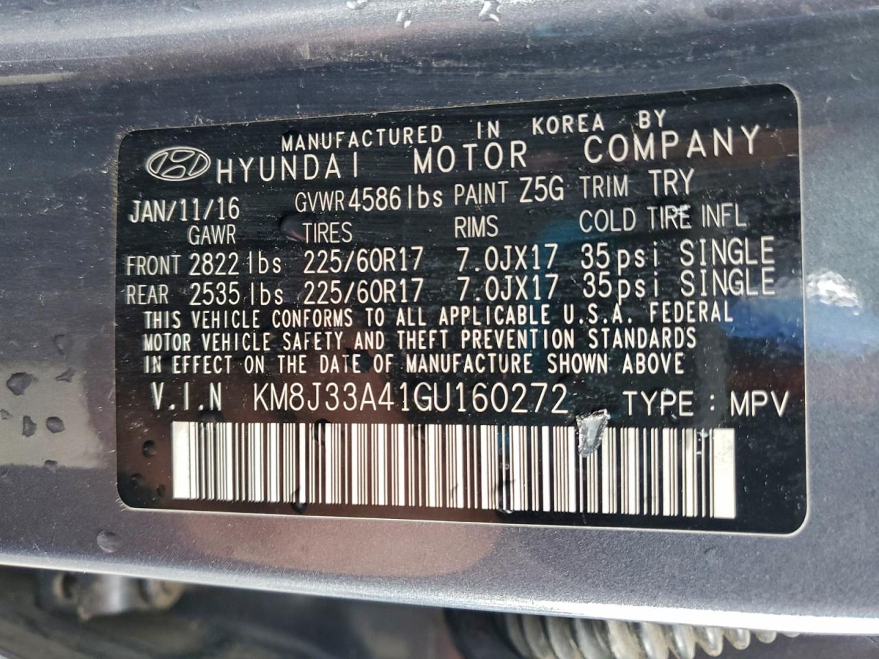 Hyundai TUCSON Limited Image 12