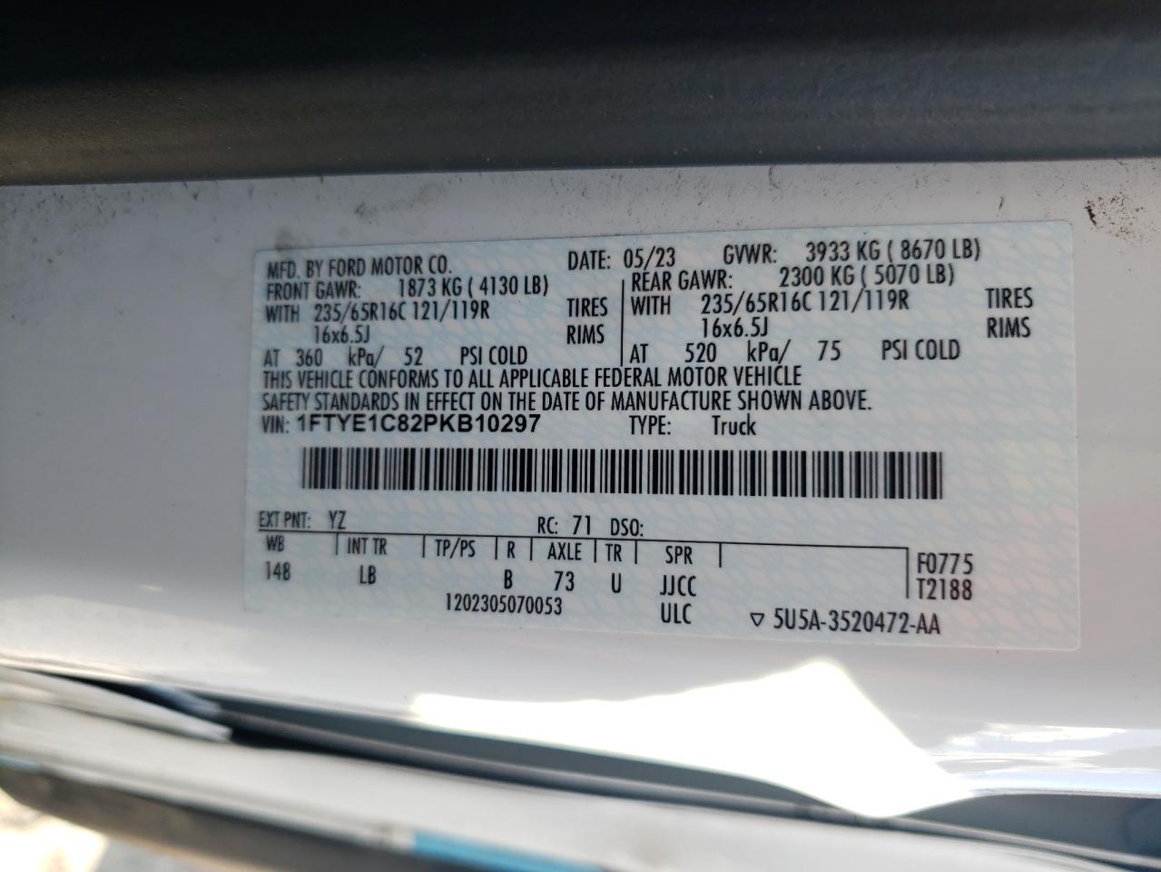 Ford Transit T-150 Image 8