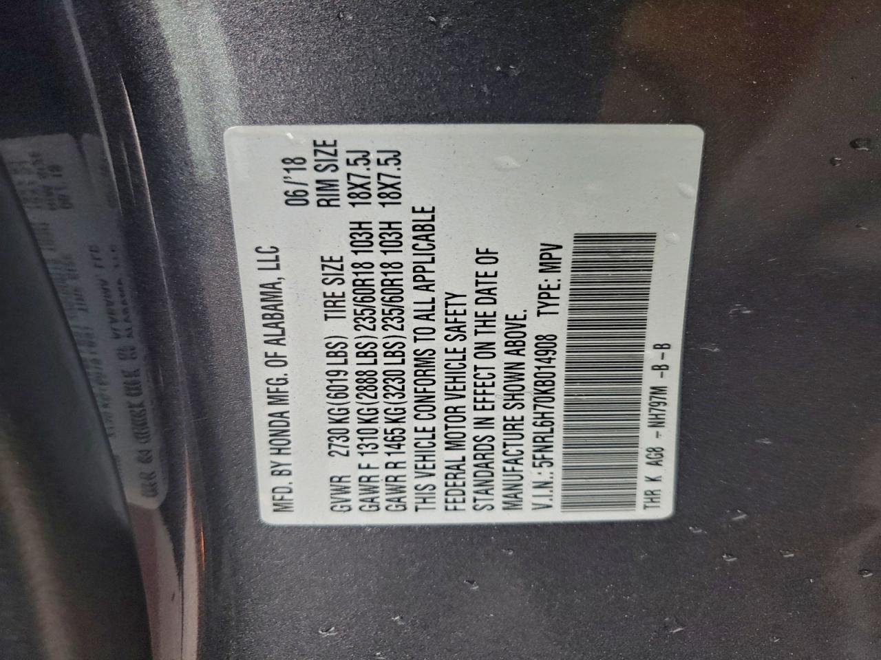 Honda Odyssey Exl Image 12