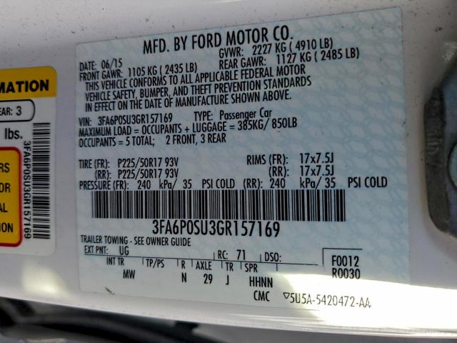 Ford Fusion Titanium Phev Image 12