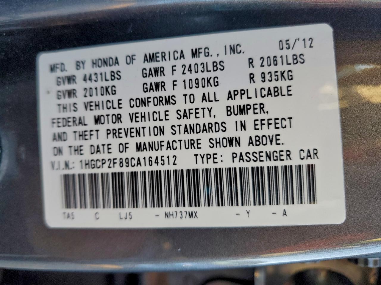 Honda Accord Exl Image 10