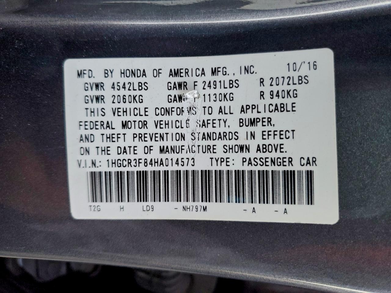 Honda Accord Exl Image 11