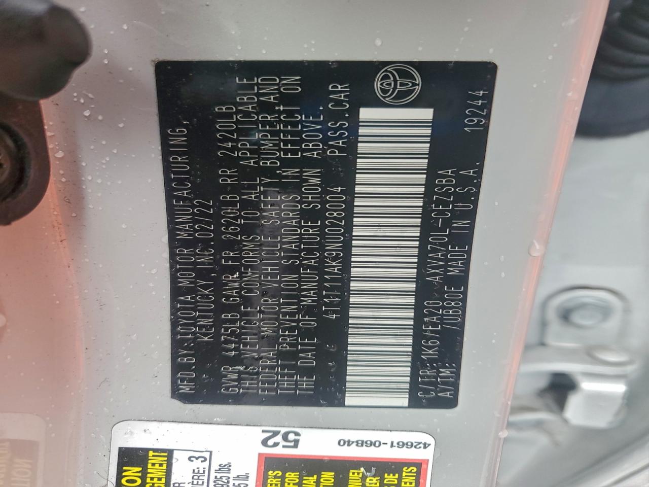 Toyota Camry Se Image 7