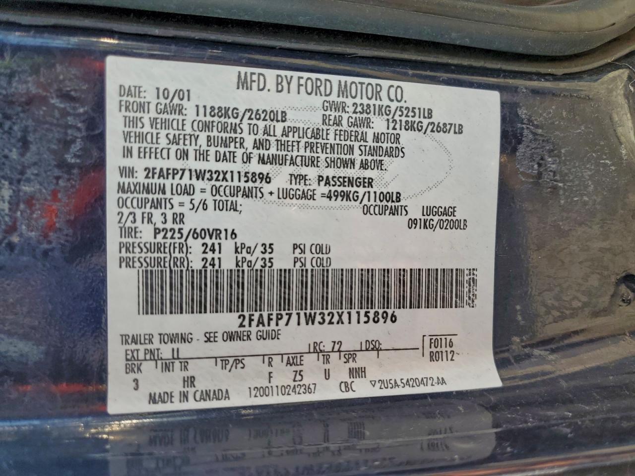 Ford Crown Vic Police Interceptor Image 9